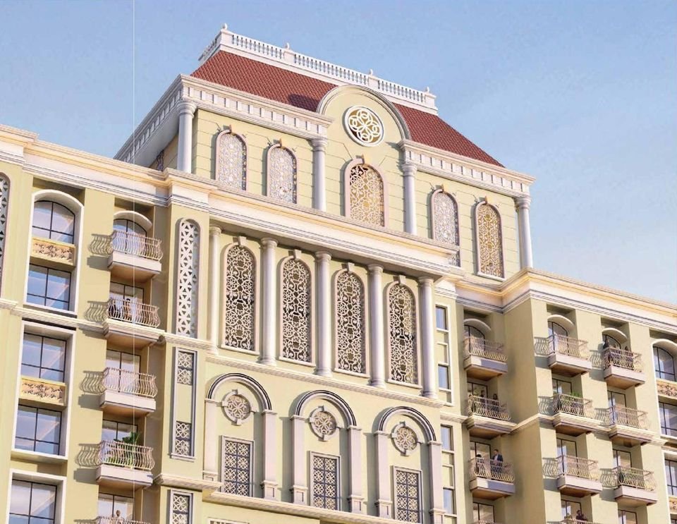 Aqua Suites tower facade, artist's impression